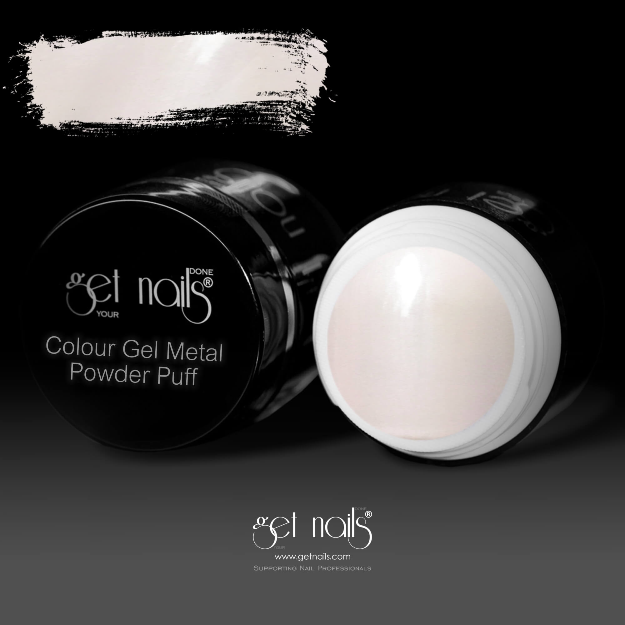 Get Nails Austria - Colour Gel Metal Powder Puff 5g