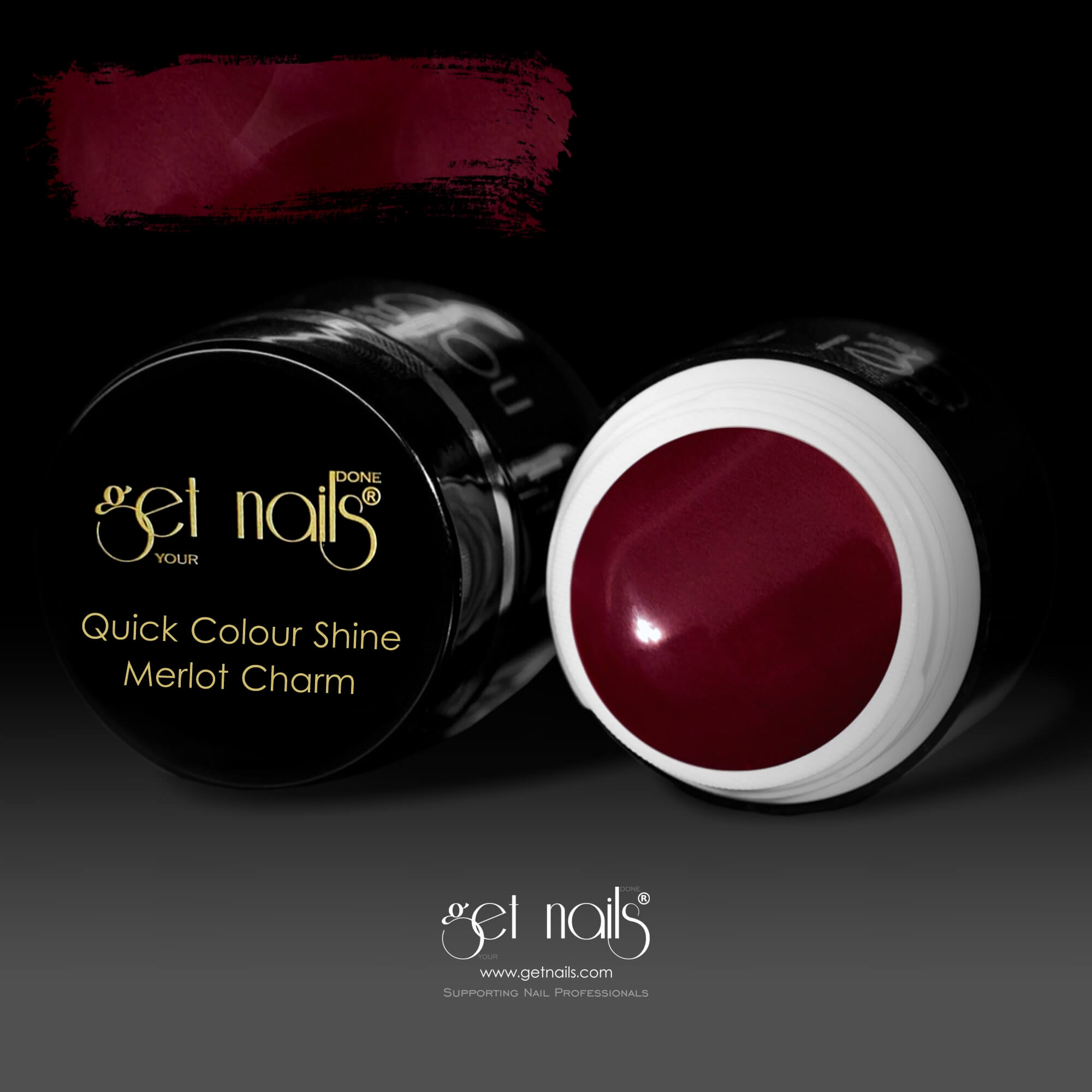 Get Nails Austria - Colour Gel Quick Colour Shine Merlot Charm 5g