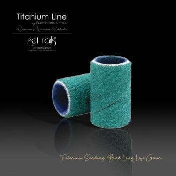 Get Nails Austria - Titanium Sanding Band Long Life Green #180, 10 Stk.