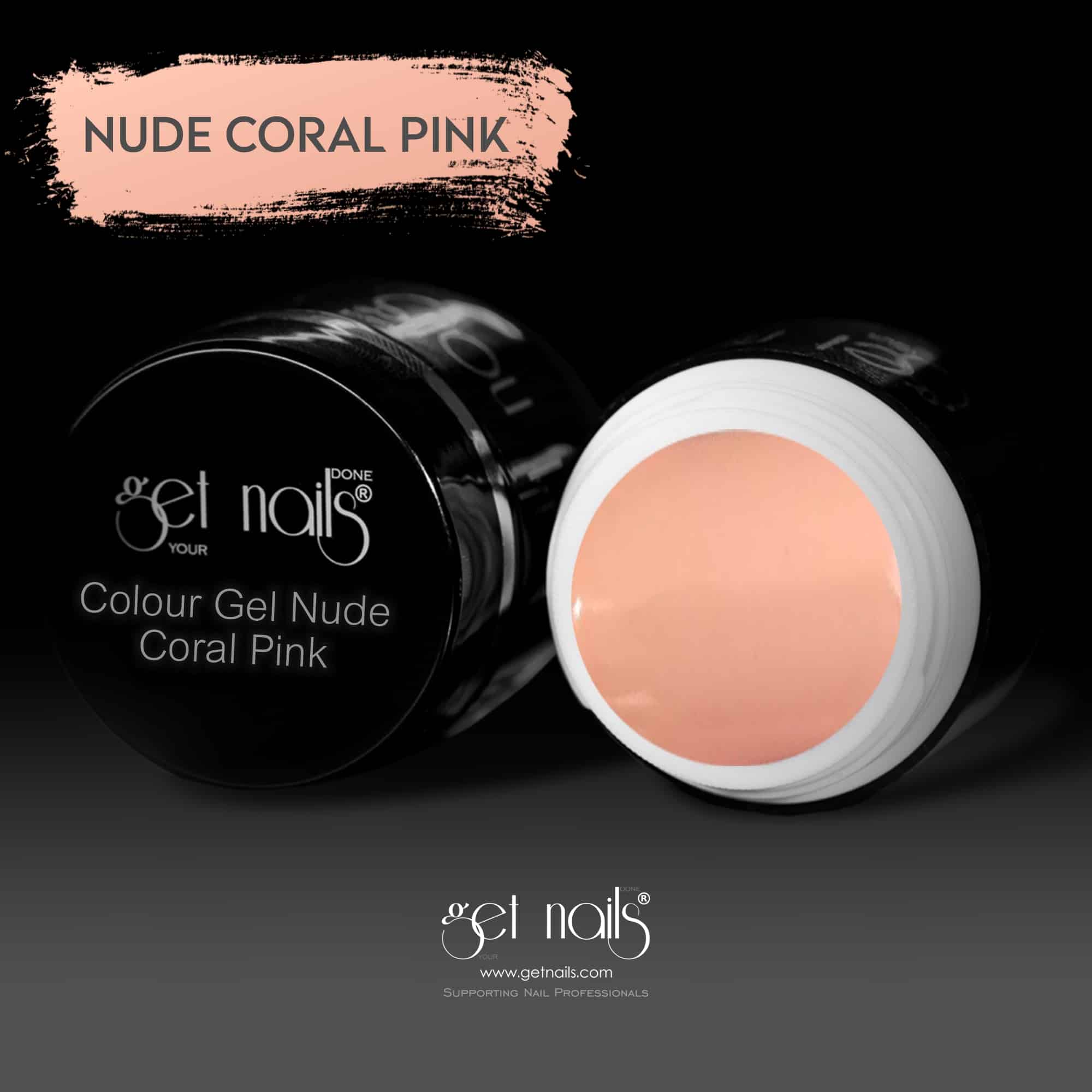 Get Nails Austria - Colour Gel Nude Coral Pink 5g