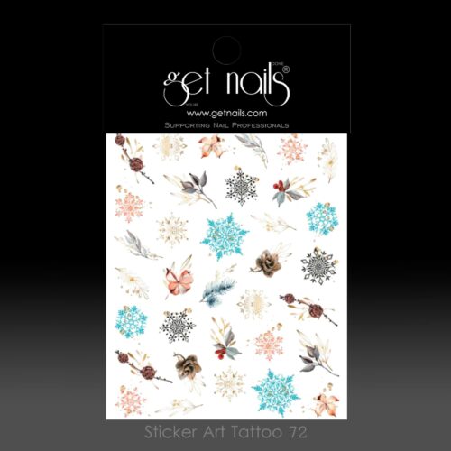 Get Nails Austria - Sticker Art Tattoo 72 Stylish Winter