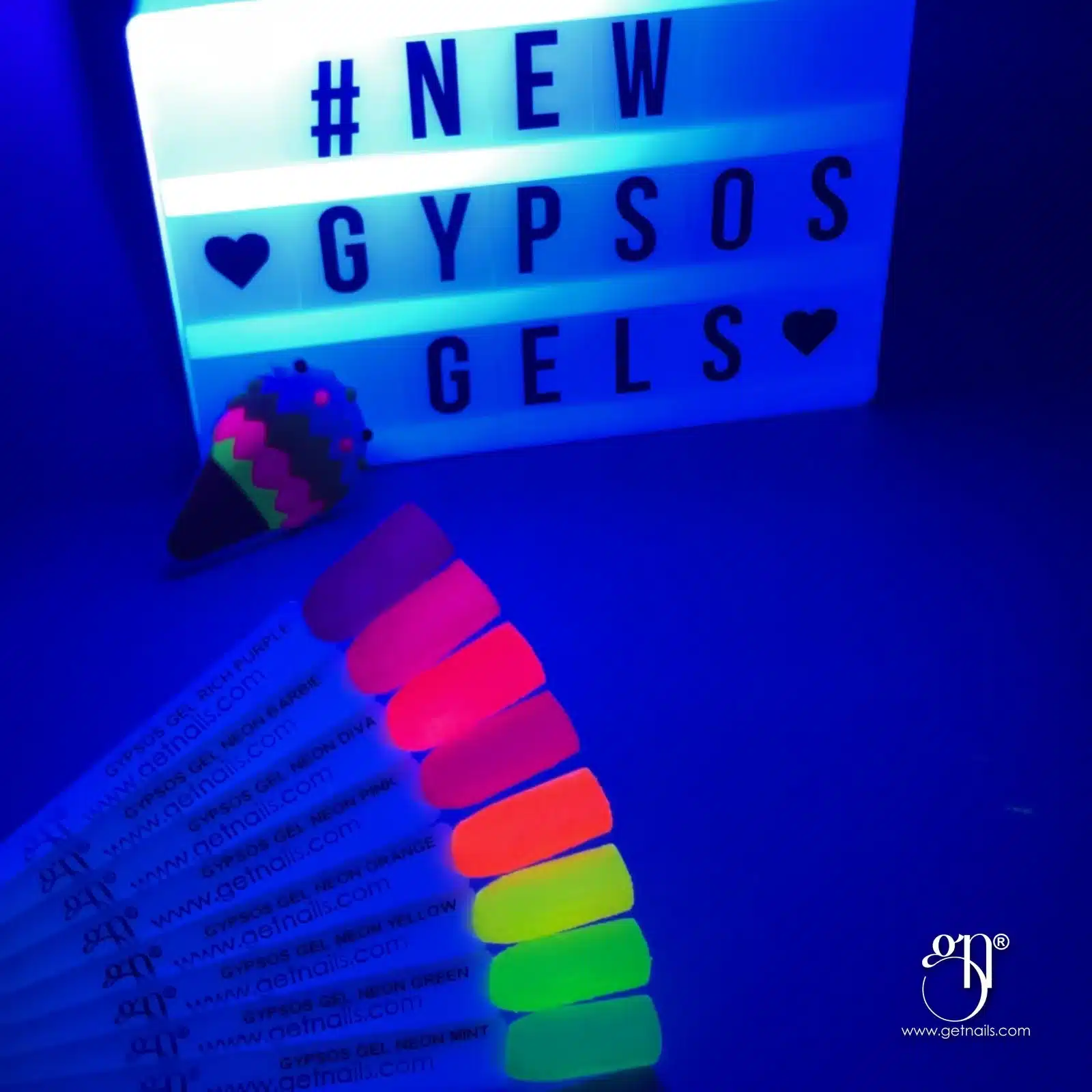 Gypsos Gel Neon Mint 5g – Bild 3