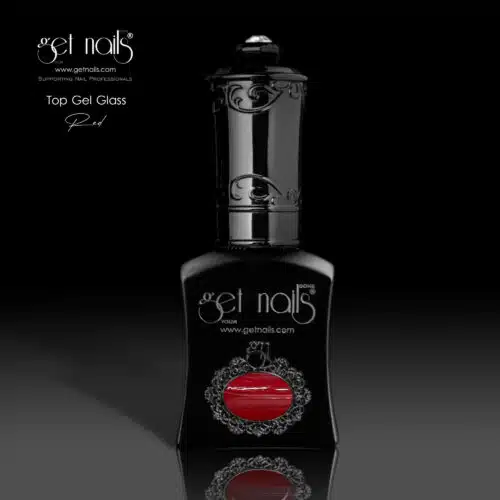 Get Nails Austria - Top Coat Glass Red 15g