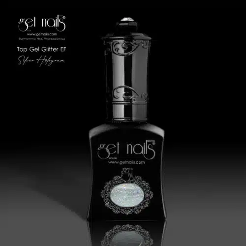 Get Nails Austria - Top Coat Glitter EF Silver Hologram 15g
