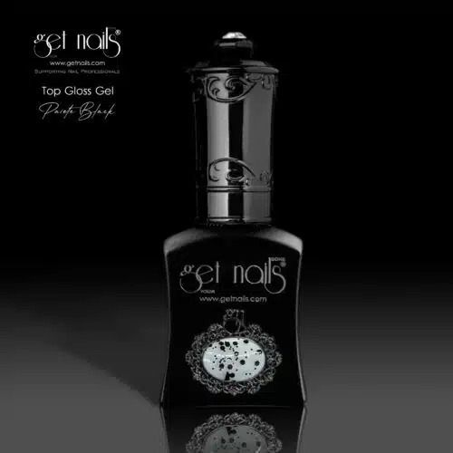 Get Nails Austria - Top Coat Gloss Paiete Black 15g