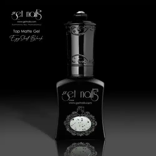 Get Nails Austria - Top Coat Matt EggShell Black 15g