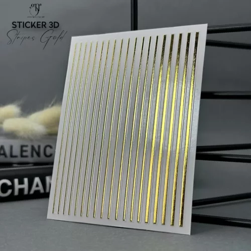 Get Nails Austria - Sticker 3D Stripes Gold