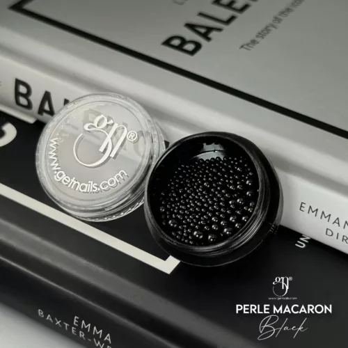 Get Nails Austria - Perle Caviar Macaron Black