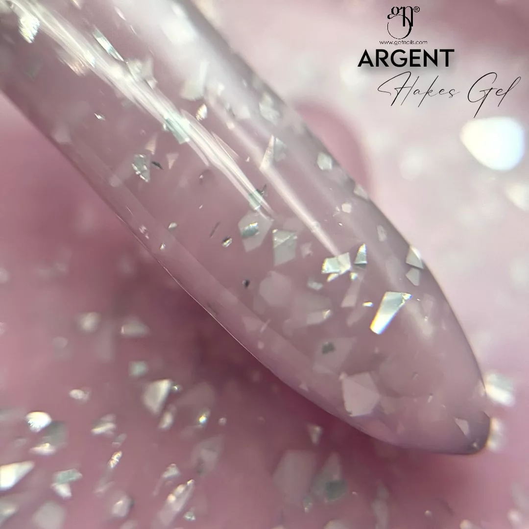 Get Nails Austria - Argent Flakes Gel 50g