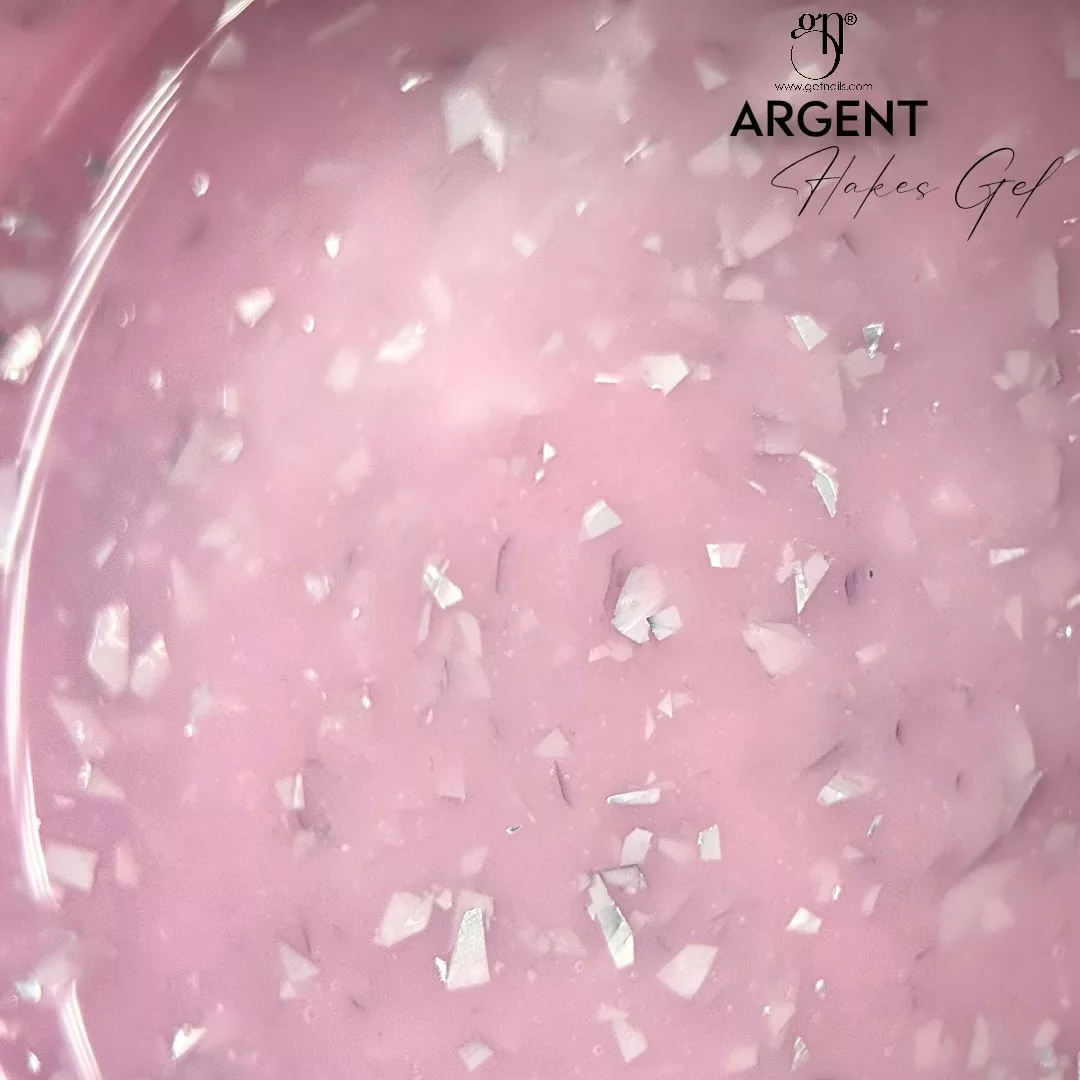 Get Nails Austria - Argent Flakes Gel 50g